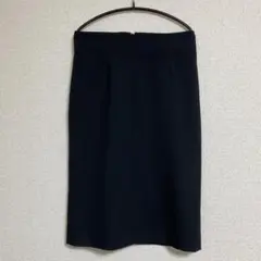 ブラック タイトスカート ひざ丈