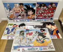 一番くじ ドラゴンボール H賞 クリアポスター 40周年 5点セット