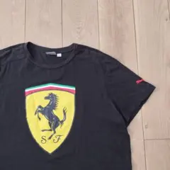 US古着Tシャツ スクーデリア・フェラーリ プーマ コラボ ラージ シールドT