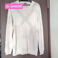 ♦️JIL SANDER 　ジルサンダー♦️ 透かし編み長袖ニット　アイボリーのサムネイル