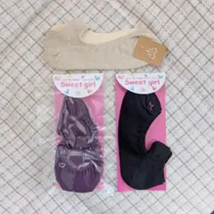 ☆処分SALE☆ 靴下 ソックス 開封済 未使用 3足セット