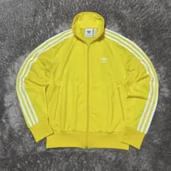 adidas ファイヤーバード トラックトップ　イエロー ジャージ　S （L）のサムネイル