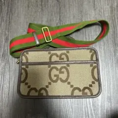 GUCCI ジャンボGGショルダーバックGGベージュメンズ　早い者勝ち