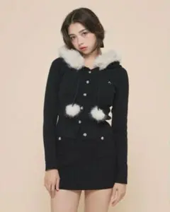 ANDMARY アンドマリー AM1463 Reo fur knit setup