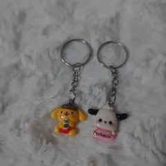 ポムポムプリン ポチャッコ キーホルダー 2個セットのサムネイル