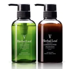 【新品】Herbal Leaf シャンプー・コンディショナーセット 300ml