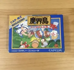 魔界島　箱付き　ファミコン　CAPCOM