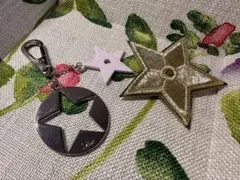 【Dior】ノベルティ キーホルダー（おまけ 星形ピンブローチ付き）