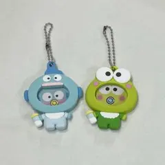 フォトバッジ付きマスコット　ハンギョドン　けろっぴ