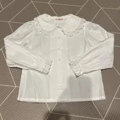 美品　メゾピアノ　ブラウス　フリル　フォーマル