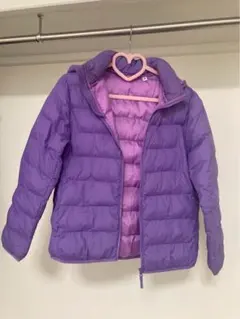 UNIQLO 紫色 ダウンジャケット 150