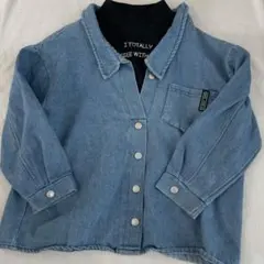 140 トップス　キッズ　トレーナー　シャツ　重ね着風
