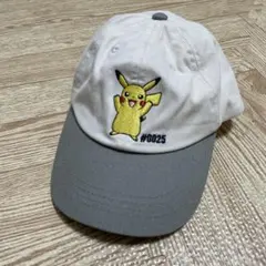 H&M ポケモン　ピカチュウ ナチュラル　ベージュ　キャップ　帽子　キッズ