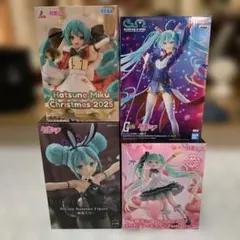 未開封・匿名配送 初音ミク プライズフィギュア4種 まとめ売り - メルカリ