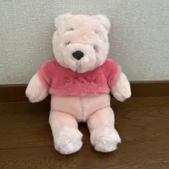 ディズニー　くまのプーさん　ぬいぐるみ　桜　ピンク