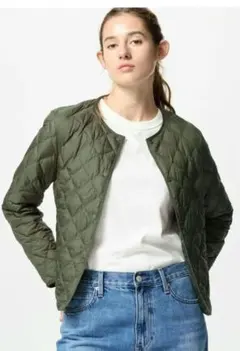 UNIQLOパフテック キルティングジャケット ウォームパデッド収納袋付き