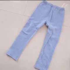 ユニクロ　キッズ　レギンス ライトブルー　 100cm