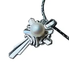 ミキモト良品仕上済✨本物正規品✨刻印有真珠パール✨シルバーペンダント✨ネックレス