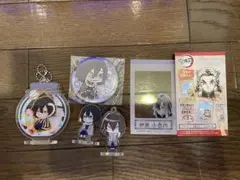 鬼滅の刃　伊黒小芭内　アクスタ　缶バッチ　セット