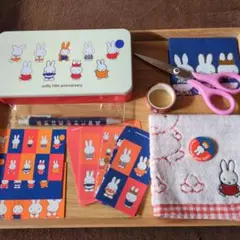 ミッフィー 70周年記念 文房具セット&タオルハンカチ