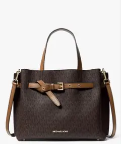 【MICHAEL KORS】EMILIAサッチェルスモール MKシグネチャー