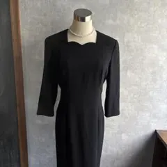 古着　ブラックワンピース　ヴィンテージ used ビンテージ　希少　レトロ