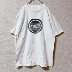 오닐 반소매 티셔츠 원형 인쇄 L 화이트 해외 헌 옷