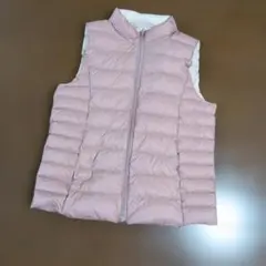 ピンク ノースリーブ ダウンベスト