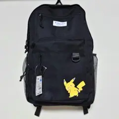 新品タグ付 ポケモン リュック ひょっこりピカチュウ 22L リュックサック 黒のサムネイル
