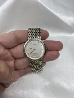 電池交換済　SEIKO DOLCE クォーツ 腕時計 コンビ