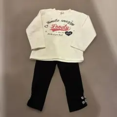 トレーナー　リボン付きレギンス