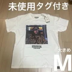 ☆お値下げ中☆ストレンジャーシングス Tシャツ Mオーバーサイズ※小さいシミあり