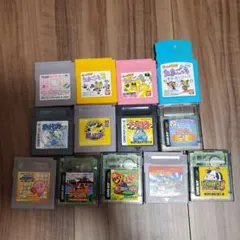 ゲームボーイソフトセット 13本 ポケットモンスター銀 ピカチュウ