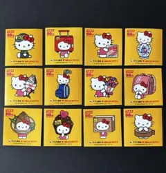 クロネコヤマト ハローキティ 50周年記念シール 12枚セット 非売品