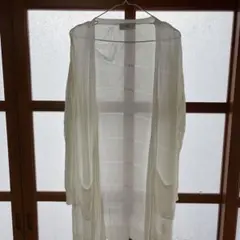 AZUL BY MOUSSY ロングカーディガン ホワイト FREEのサムネイル