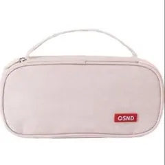 ペンケース 筆箱 シンプル ポーチ 大容量筆入れ おしゃれ 小物収納 ピンク