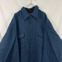 st john's bay セントジョンズベイ ヘリンボーン ウール ネルシャツ