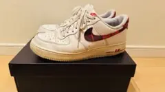 Nike Air Force 1 ホワイト/レッド