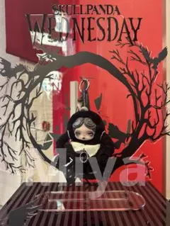 【アメリカ限定】SKULLPANDA × Wednesday ぬいぐる