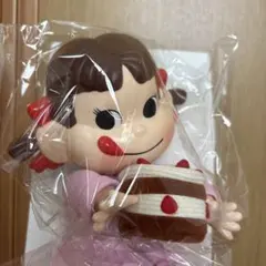 未開封 バースデーペコ おすわり フィギュア 箱付き 女の子 ピンク 不二家のサムネイル