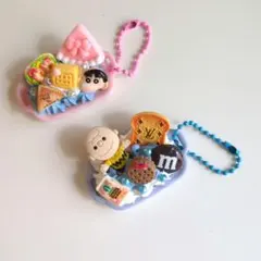 クレヨンしんちゃん&チャーリー・ブラウン キーホルダー