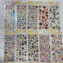 ボンボンドロップシール風 プクプク キャンディシール10枚まとめ売り 平成レトロ