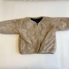 リバーシブルアウター ベージュ ネイビー