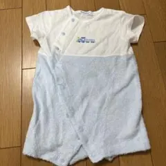 familiar ファミリア ロンパース 80cm 電車刺繍のサムネイル