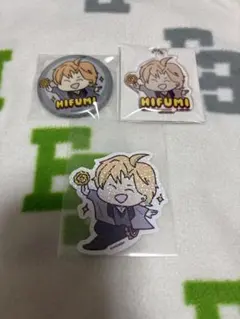ヒプマイ 麻天狼 伊弉冉一二三 缶バッジ アクキー シール 3点セット