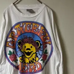 90's GRATEFUL DEAD/ L/S Tシャツ/L/ホワイト/USA製