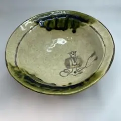 絵織部　鉢 貫入 陶芸 和食器 飾り鉢　煮物鉢　小槌　吉祥柄のサムネイル