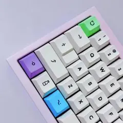 QK65 R2 Lilac/Mirror 自作キーボード