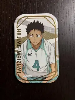 ハイキュー!!スクエア缶バッジ おすわり版 岩泉一