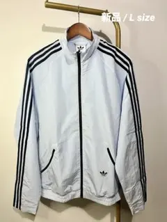 新品/人気】B&Y別注 アディダス フットボール ジャケット 青 Lサイズ
